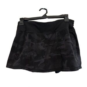 Lululemon Pace Rival Camo Athletic Skirt